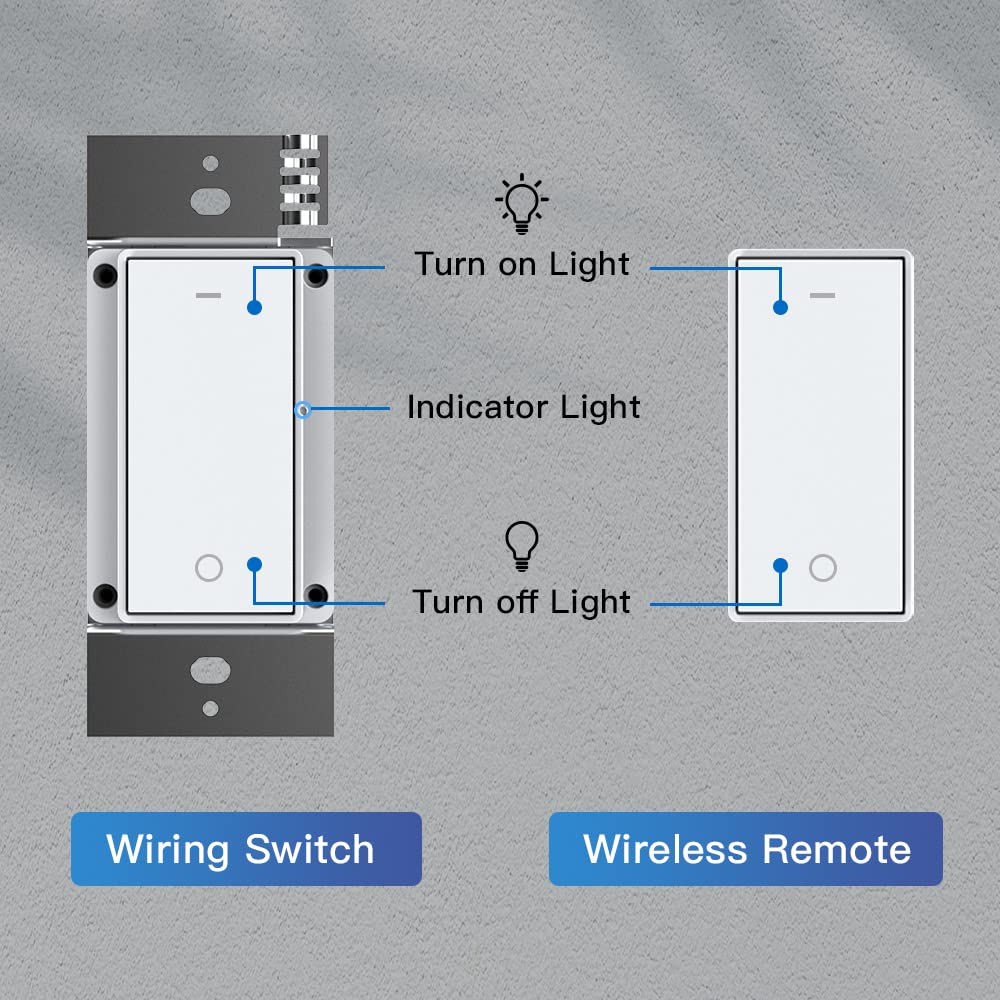 3 way remote control deals light switch